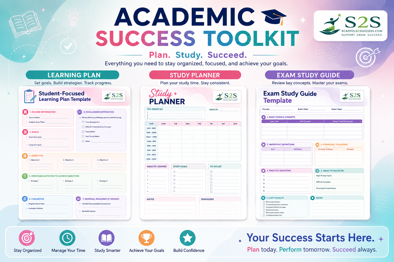 Academic Success Toolkit Bundle