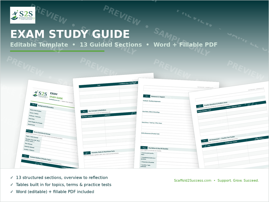 S2S Academic Success Toolkit Bundle