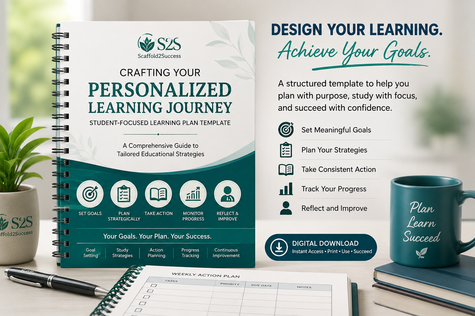 Crafting Your Personalized Learning Journey™ – Student Learning Plan Template